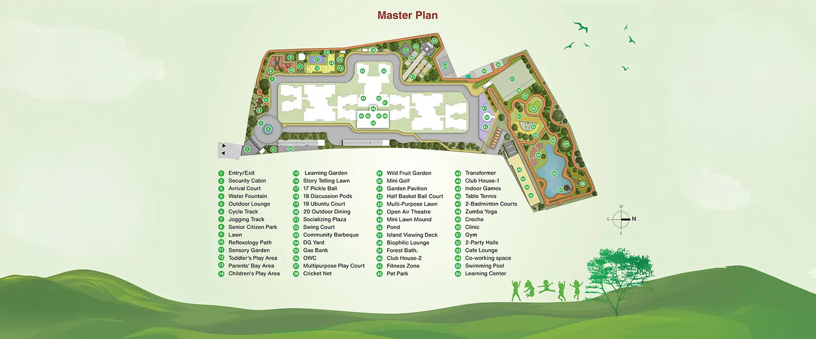 Vajram Vivera Master Plan Layout